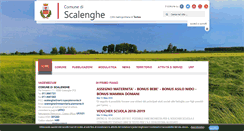 Desktop Screenshot of comune.scalenghe.to.it